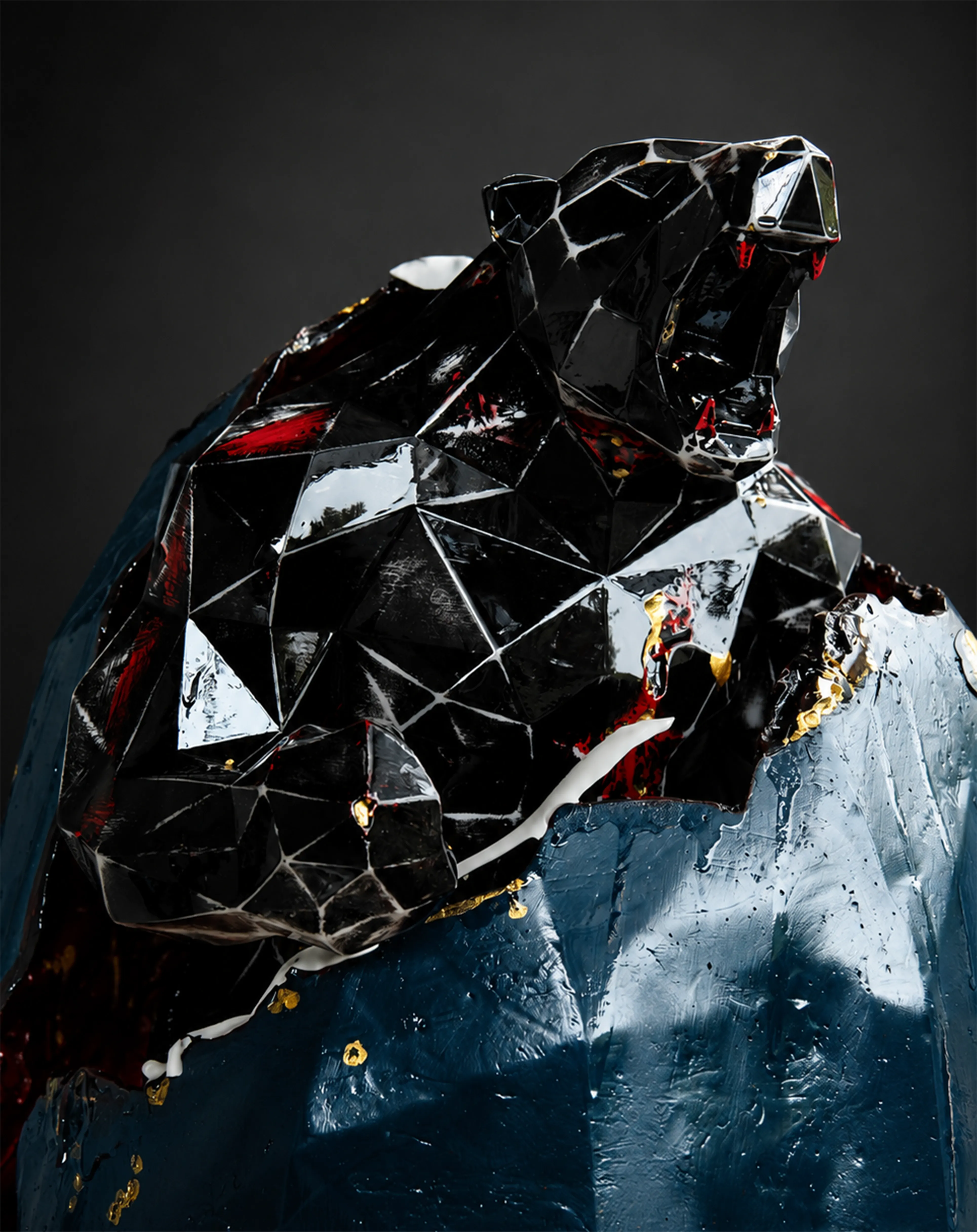 Genesis Core II — The Fracture, broken origin shell sculpture by Vo Anh Tuan